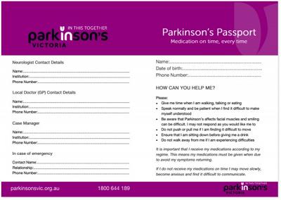 Parkinson’s Passport