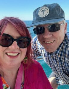 Mark and Michelle on their most recent holiday 
