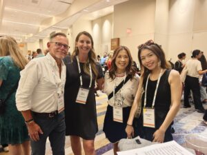 Victor, Kelly, Cheryl, and Amy at the Allied Health Professional Networking Evening Function