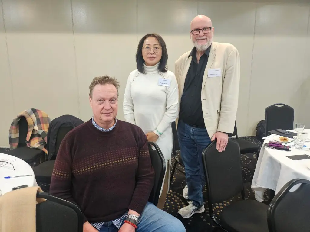 From left to right: Erik, Haipei and David